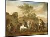 The Riding School, C.1668-Philips Wouwermans-Mounted Giclee Print