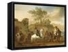 The Riding School, C.1668-Philips Wouwermans-Framed Stretched Canvas