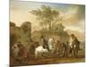 The Riding School, C.1668-Philips Wouwermans-Mounted Giclee Print