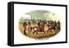 The Riding School-Richard Simkin-Framed Stretched Canvas