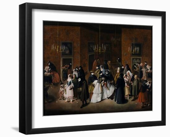 The Ridotto, C.1760-Giuseppe Gobbis-Framed Giclee Print