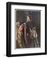 The Rifle Brigade, from British Artists at the Front, Continuation of the Western Front, Part…-Eric Henri Kennington-Framed Giclee Print