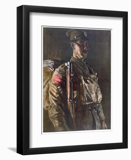 The Rifle Brigade, from British Artists at the Front, Continuation of the Western Front, Part…-Eric Henri Kennington-Framed Giclee Print