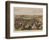 The Rifle Contest, Wimbledon, 1864-null-Framed Giclee Print