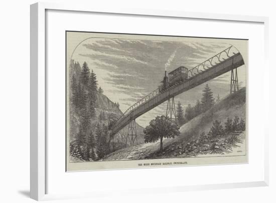 The Righi Mountain Railway, Switzerland-null-Framed Giclee Print