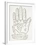 The Right Hand, Copy of an Illustration from 'Cerasariensis' by Tricassus, Nuremberg 1560-German School-Framed Giclee Print