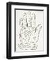 The Right Hand, Copy of an Illustration from 'Cerasariensis' by Tricassus, Nuremberg 1560-German School-Framed Giclee Print