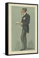 The Right Hon Sir Wilfred Laurier-Sir Leslie Ward-Framed Stretched Canvas