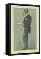 The Right Hon Sir Wilfred Laurier-Sir Leslie Ward-Framed Stretched Canvas