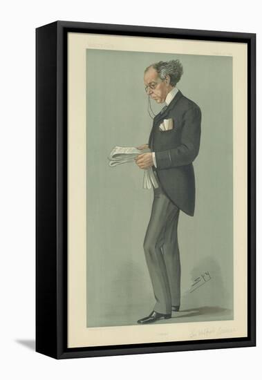 The Right Hon Sir Wilfred Laurier-Sir Leslie Ward-Framed Stretched Canvas