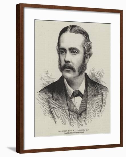 The Right Honourable a J Balfour-null-Framed Giclee Print