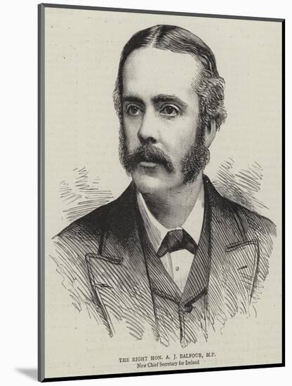 The Right Honourable a J Balfour-null-Mounted Giclee Print