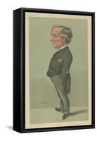 The Right Honourable Herbert Henry Asquith-Sir Leslie Ward-Framed Stretched Canvas