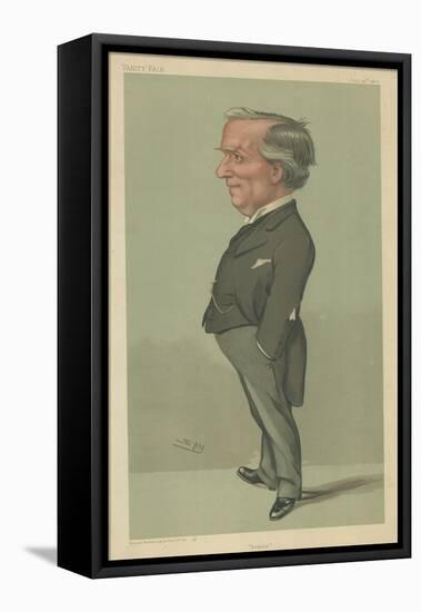 The Right Honourable Herbert Henry Asquith-Sir Leslie Ward-Framed Stretched Canvas