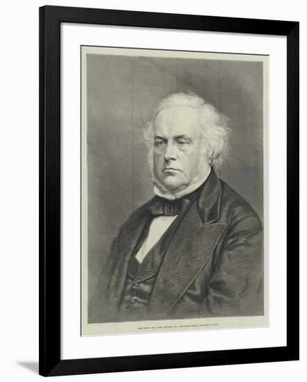 The Right Honourable John Bright, Mp for Birmingham, Elected in 1857-null-Framed Giclee Print