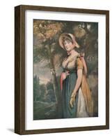 'The Right Honourable Lady Louisa Manners', c1821-John Constable-Framed Giclee Print