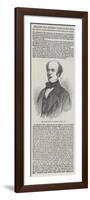 The Right Honourable Matthew Talbot Baines, Mp for Leeds, Late President of the Poor-Law Board-null-Framed Giclee Print