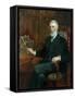 The Right Honourable Samuel Cunliffe Lister (Baron Masham of Swinton), 1901-John Collier-Framed Stretched Canvas