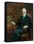 The Right Honourable Samuel Cunliffe Lister (Baron Masham of Swinton), 1901-John Collier-Framed Stretched Canvas