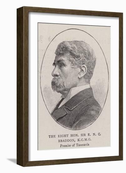 The Right Honourable Sir E N C Braddon-null-Framed Giclee Print