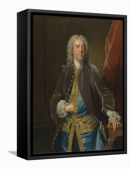The Right Honourable Stephen Poyntz, of Midgeham, Berkshire, C.1740-Jean-Baptiste van Loo-Framed Stretched Canvas
