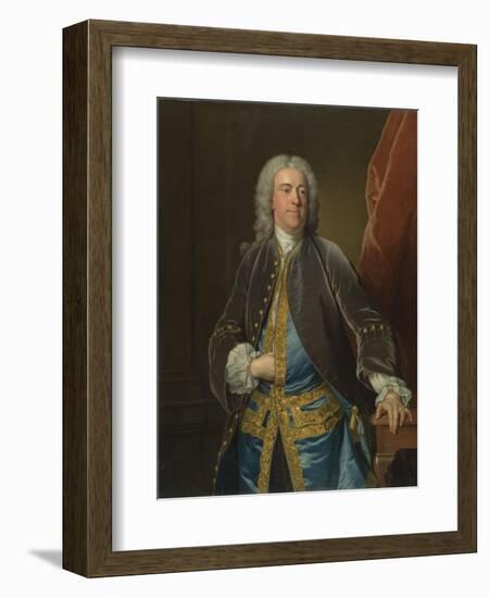 The Right Honourable Stephen Poyntz, of Midgeham, Berkshire, C.1740-Jean-Baptiste van Loo-Framed Giclee Print