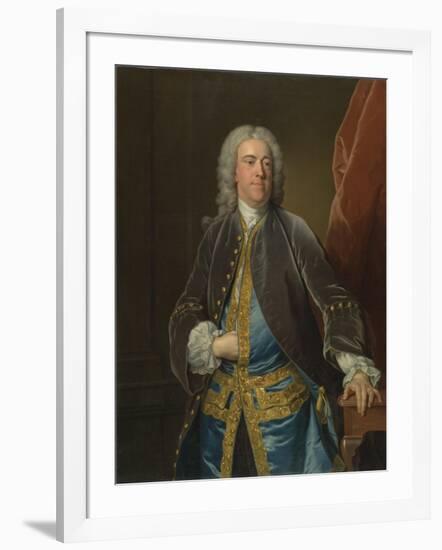 The Right Honourable Stephen Poyntz, of Midgeham, Berkshire, C.1740-Jean-Baptiste van Loo-Framed Giclee Print