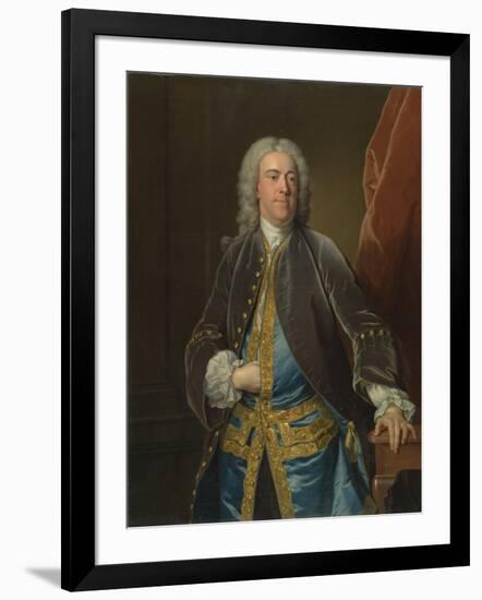 The Right Honourable Stephen Poyntz, of Midgeham, Berkshire, C.1740-Jean-Baptiste van Loo-Framed Giclee Print