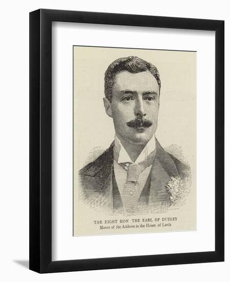 The Right Honourable the Earl of Dudley-null-Framed Giclee Print