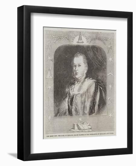 The Right Honourable the Earl of Zetland, Grand Master of the Freemasons of England and Wales-null-Framed Giclee Print