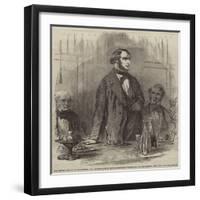 The Right Honourable W E Gladstone, Mp, Chancellor of the Exchequer-null-Framed Premium Giclee Print