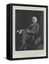 The Right Honourable W E Gladstone, Mp, in His Room at Downing Street-William Biscombe Gardner-Framed Stretched Canvas