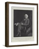 The Right Honourable W E Gladstone, Mp, in His Room at Downing Street-William Biscombe Gardner-Framed Giclee Print