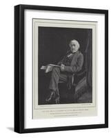 The Right Honourable W E Gladstone, Mp, in His Room at Downing Street-William Biscombe Gardner-Framed Giclee Print