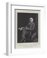 The Right Honourable W E Gladstone, Mp, in His Room at Downing Street-William Biscombe Gardner-Framed Giclee Print