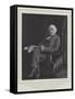 The Right Honourable W E Gladstone, Mp, in His Room at Downing Street-William Biscombe Gardner-Framed Stretched Canvas