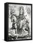 The Right Noble and Verteous Princesse Elizabeth-Renold Elstrack-Framed Stretched Canvas