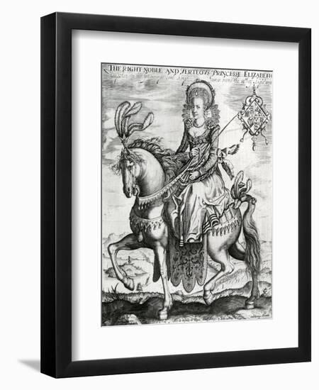 The Right Noble and Verteous Princesse Elizabeth-Renold Elstrack-Framed Giclee Print