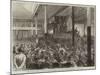 The Right of Meeting at Paris, M Ducasse Speaking at the Salle Des Folies-Belleville-Jules Pelcoq-Mounted Giclee Print