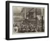 The Right of Meeting at Paris, M Ducasse Speaking at the Salle Des Folies-Belleville-Jules Pelcoq-Framed Giclee Print