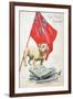 The Right Precedes the Force, French WWI Postcard, 1914-1918-null-Framed Giclee Print