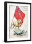 The Right Precedes the Force, French WWI Postcard, 1914-1918-null-Framed Giclee Print