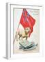 The Right Precedes the Force, French WWI Postcard, 1914-1918-null-Framed Giclee Print