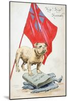The Right Precedes the Force, French WWI Postcard, 1914-1918-null-Mounted Giclee Print