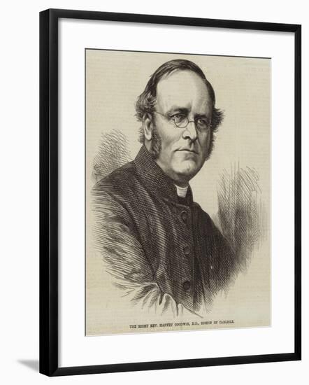 The Right Reverend Harvey Goodwin, Dd, Bishop of Carlisle-null-Framed Giclee Print