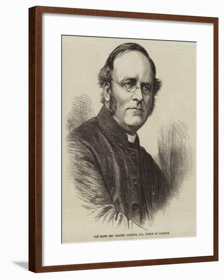 The Right Reverend Harvey Goodwin, Dd, Bishop of Carlisle-null-Framed Giclee Print