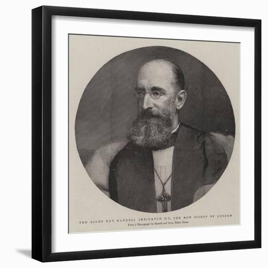 The Right Reverend Mandell Creighton, Dd, the New Bishop of London-null-Framed Giclee Print