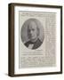 The Right Reverend Samuel Thornton, Appointed Assistant Bishop of Manchester-null-Framed Giclee Print