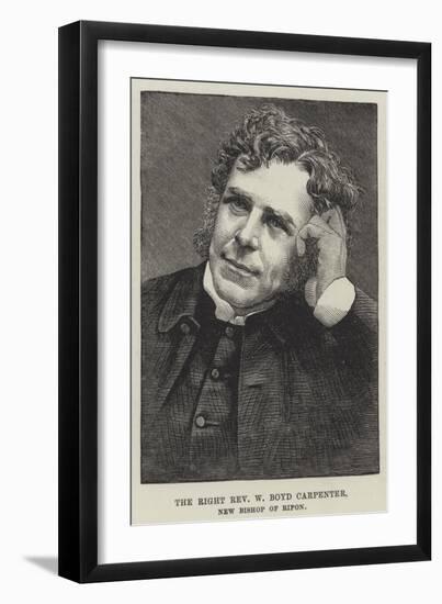 The Right Reverend W Boyd Carpenter, New Bishop of Ripon-null-Framed Giclee Print