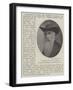 The Right Reverend W G Cowie, Resigned the Bishopric of Auckland (New Zealand)-null-Framed Giclee Print